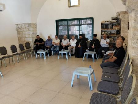 وفد المجلس الملي الأرثوذكسي الحيفاوي يزور مسجد الجرينة – النصر الكبير